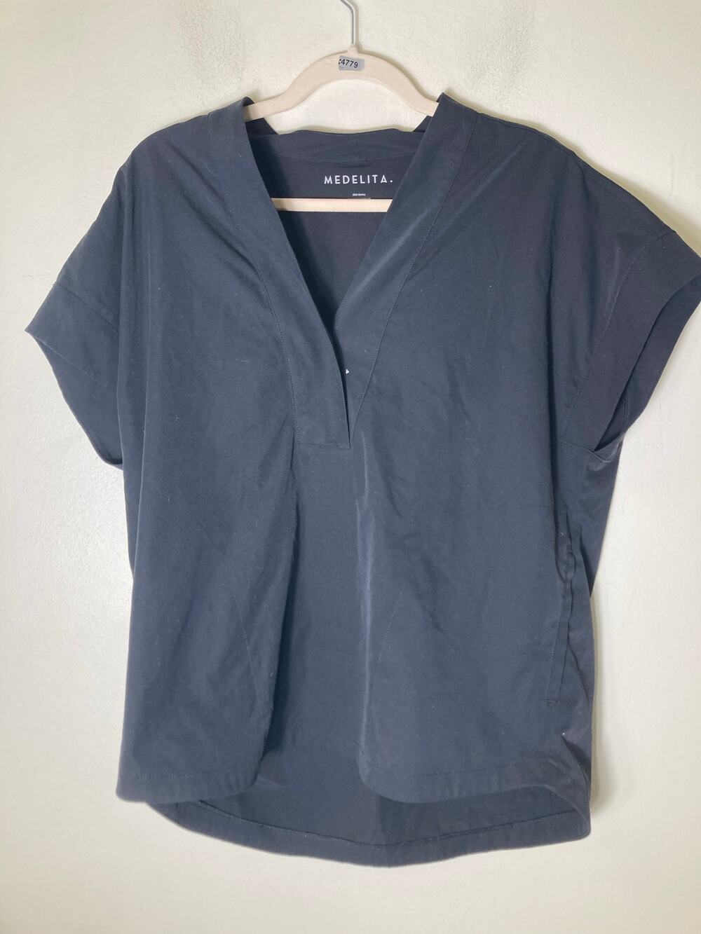 Medelita Black Shirt and Pants Set Sz S